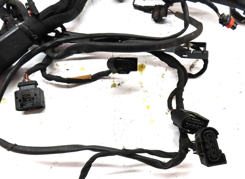 Thumbnail 9: 2011 PORSCHE CAYENNE (958) 4.8L NON-TURBO ENGINE WIRE WIRING HARNESS 94860715500