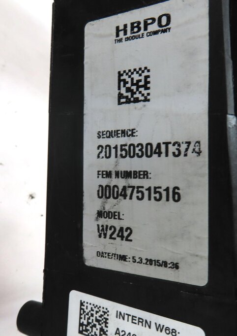 Thumbnail 8: 14-17 MERCEDES B ELECTRIC (W242) RADIATOR CORE SUPPORT MOUNT BRACKET ASSEMBLY