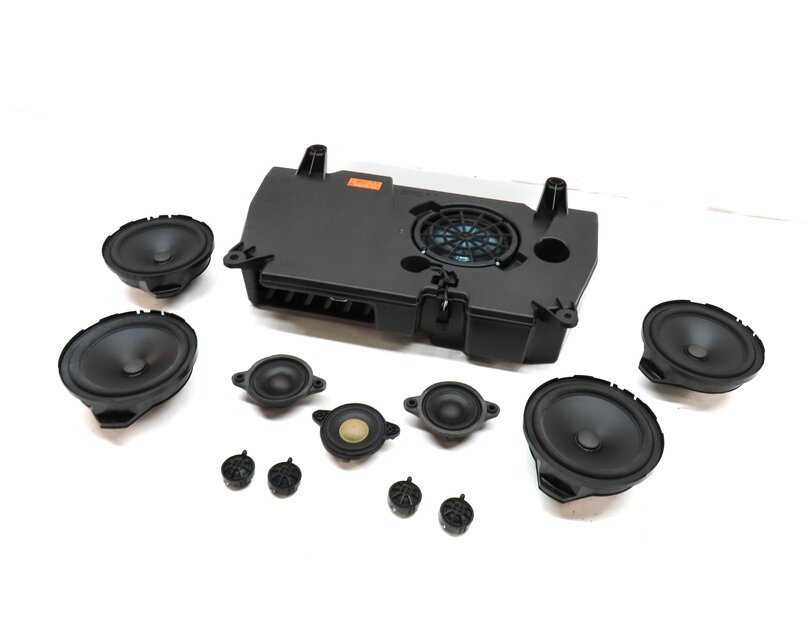 2015 MERCEDES B200e ELECTRIC (W242 W246) LOGIC-7 AUDIO SPEAKER SET w/ SUBWOOFER