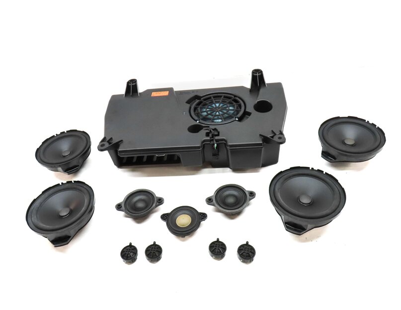Thumbnail 2: 2015 MERCEDES B200e ELECTRIC (W242 W246) LOGIC-7 AUDIO SPEAKER SET w/ SUBWOOFER