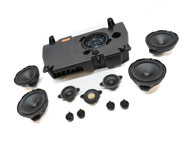 Thumbnail 3: 2015 MERCEDES B200e ELECTRIC (W242 W246) LOGIC-7 AUDIO SPEAKER SET w/ SUBWOOFER