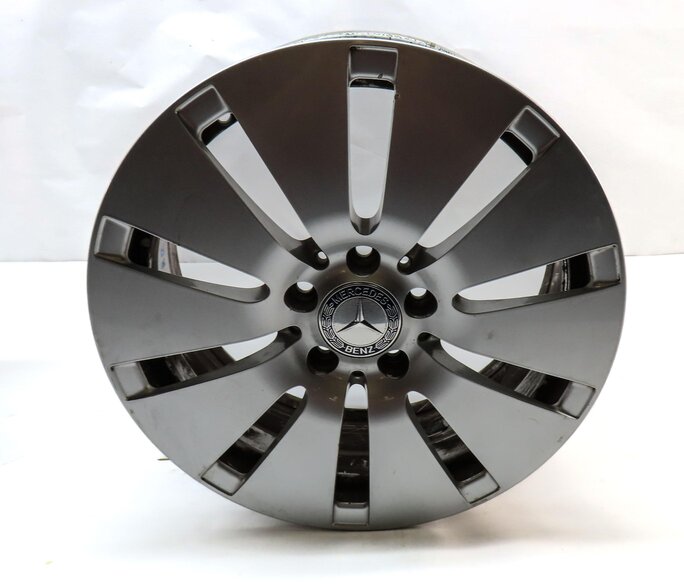 Thumbnail 4: 15-17 MERCEDES B ELECTRIC (W242) 17x7 ALUMINUM ALLOY 10-SPOKE WHEEL RIM SET-4