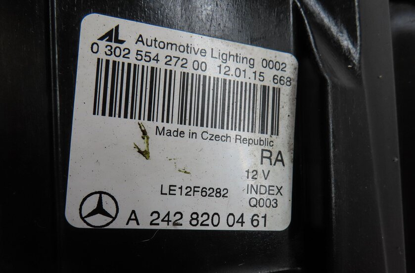 Thumbnail 9: 14-17 MERCEDES B ELECTRIC (W242) RIGHT PASSENGER HID XENON HEADLIGHT LIGHT LAMP