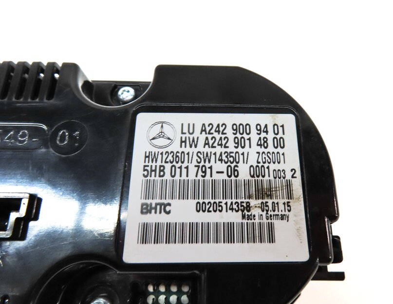 Thumbnail 7: 15-17 MERCEDES B ELECTRIC (W242) FRONT HEATER A/C TEMPERATURE CLIMATE CONTROL