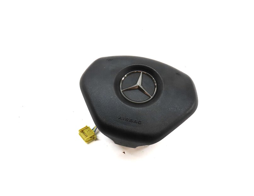 13-17 MERCEDES B ELECTRIC (W242) FRONT LEFT DRIVER STEERING WHEEL AIRBAG (BLACK)