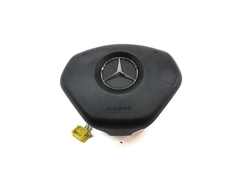 Thumbnail 2: 13-17 MERCEDES B ELECTRIC (W242) FRONT LEFT DRIVER STEERING WHEEL AIRBAG (BLACK)