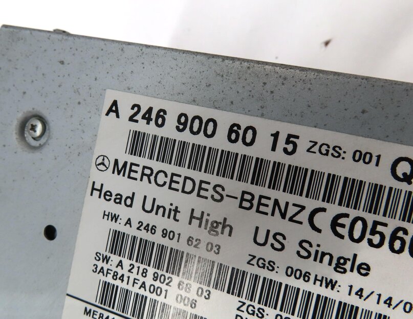 Thumbnail 7: 2015 MERCEDES B ELECTRIC (W242) RADIO GPS PHONE NAVIGATION SD CD STEREO RECEIVER