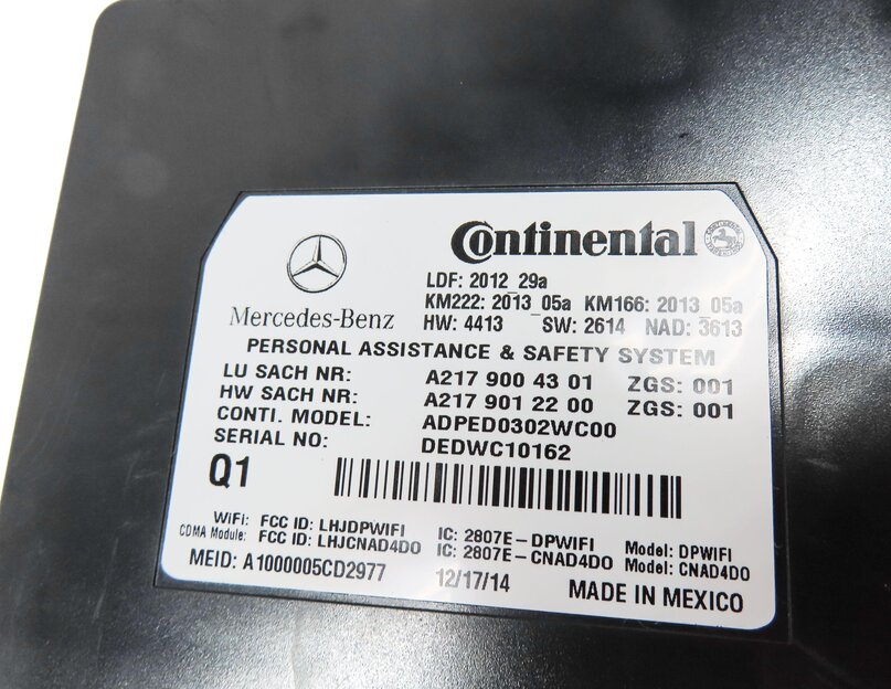 Thumbnail 9: 2015-2017 MERCEDES B250 C300 C400 E350 E550 GLE350 GLE450 COMMUNICATION MODULE