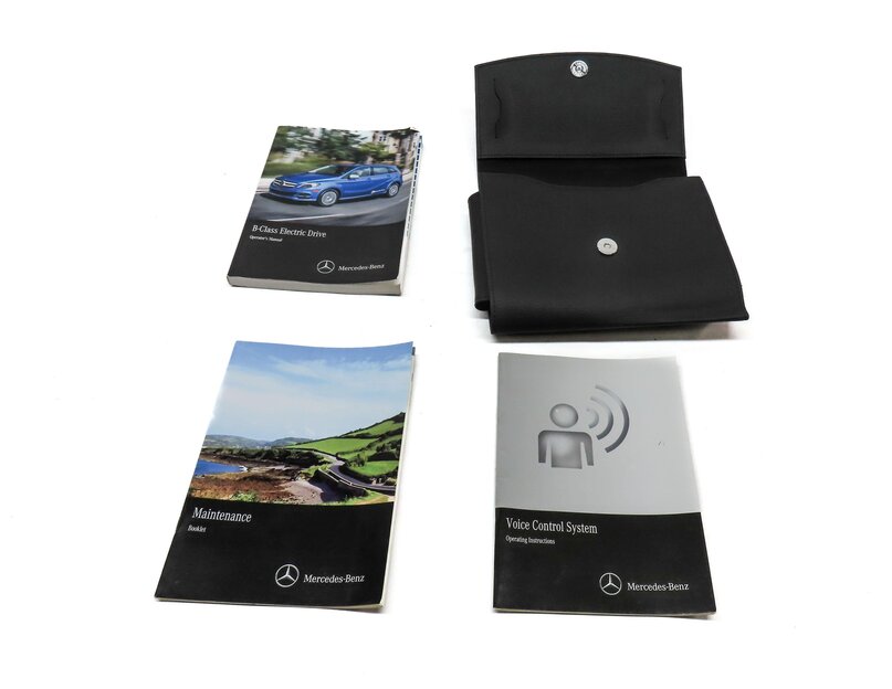 Thumbnail 2: 2015 MERCEDES B200e ELECTRIC (W242 W246) OWNERS MANUAL BOOK BOOKLET GUIDE SET