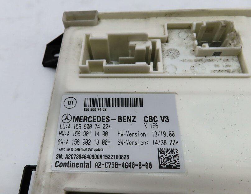 Thumbnail 4: 2015 MERCEDES B200e ELECTRIC (W242 W246) FRONT SIGNAL ACQUISITION MODULE SAM