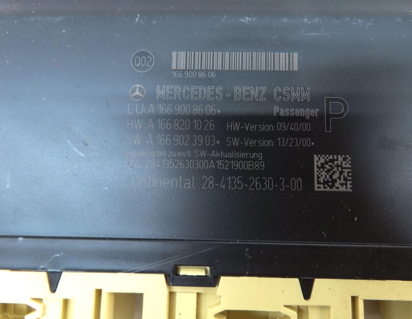 Thumbnail 4: 2015 MERCEDES B200e ELECTRIC (W242 W246) FRONT RIGHT SEAT CONTROL MODULE