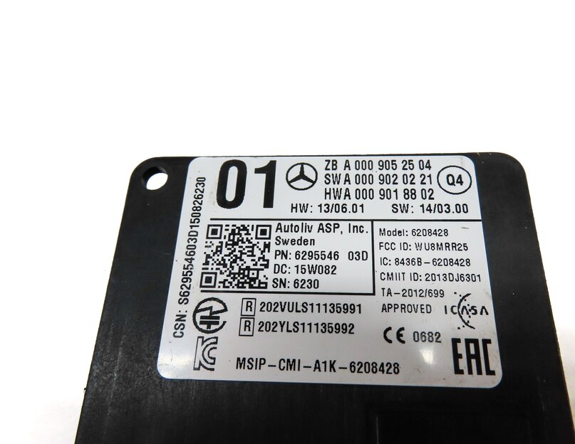 Thumbnail 5: 2015 MERCEDES B200e ELECTRIC (W242 W246) REAR BLIND SPOT RADAR SENSOR MODULE