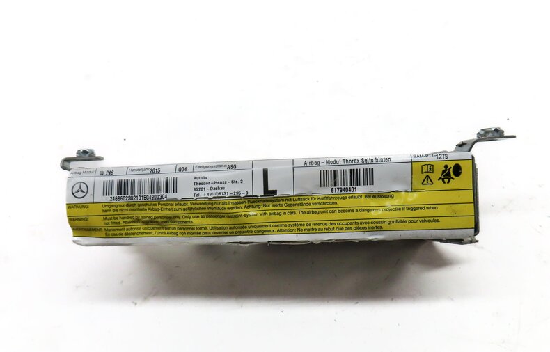 Thumbnail 3: 2015 MERCEDES B ELECTRIC (W242) LEFT DRIVER SIDE AIRBAG AIR BAG