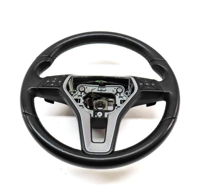 Thumbnail 2: 15-20 MERCEDES B GLA CLASS (W242 X156) 3-SPOKE STEERING WHEEL w/ SHIFT PADDLES