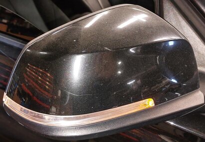 Thumbnail 2: 12-13 BMW 328i 335i (F30) SEDAN RIGHT P-FOLD AUTO DIM MEMORY DOOR MIRROR (BLACK)