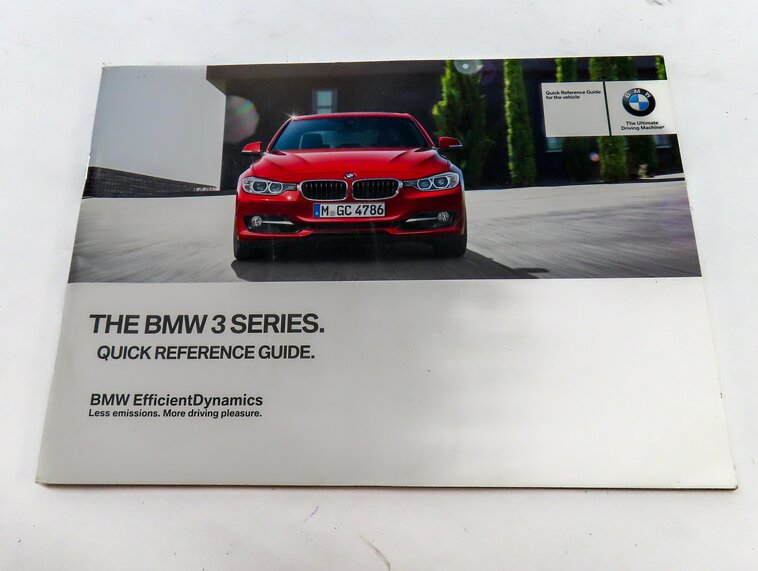 Thumbnail 4: 2013 BMW 328i SEDAN (F30) OWNERS MANUAL BOOKLET SET 3 w/ CARRYING CASE