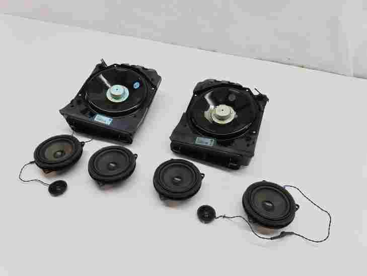2013 BMW 328i SEDAN (F30) FRONT REAR WOOFER MIDRANGE TWEETER SPEAKER SET 8