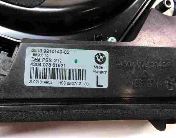 Thumbnail 11: 2013 BMW 328i SEDAN (F30) FRONT REAR WOOFER MIDRANGE TWEETER SPEAKER SET 8