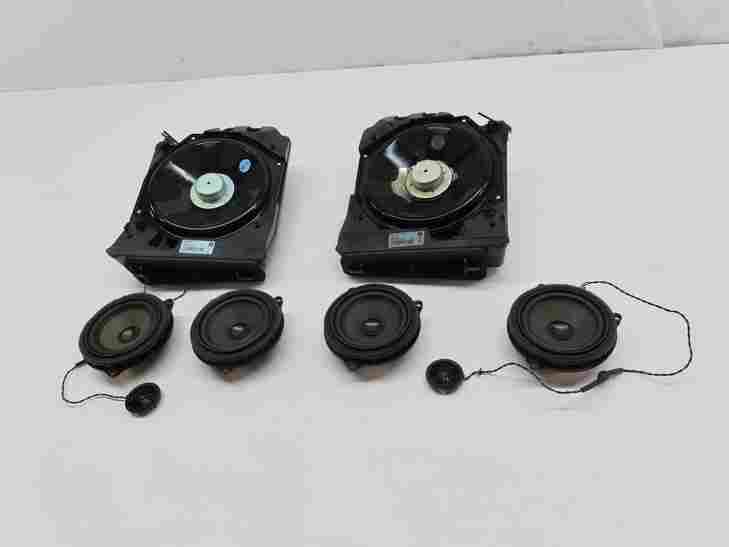 Thumbnail 2: 2013 BMW 328i SEDAN (F30) FRONT REAR WOOFER MIDRANGE TWEETER SPEAKER SET 8