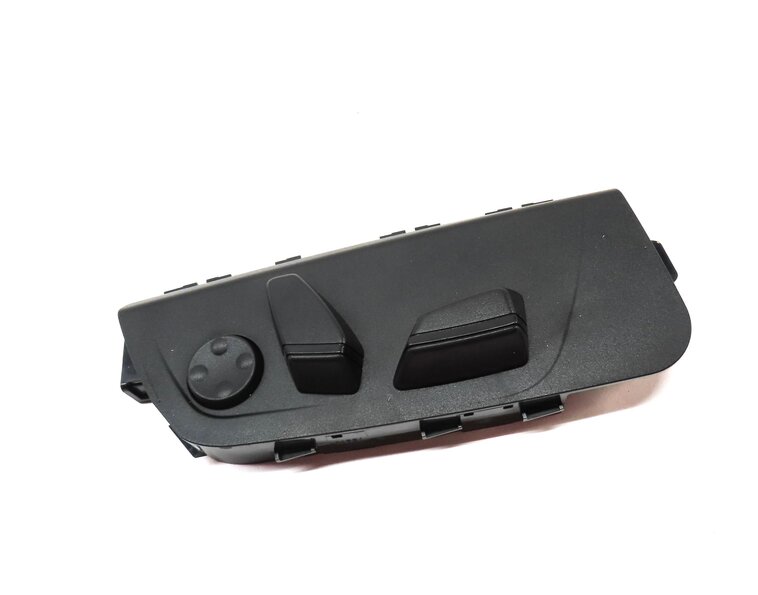 Thumbnail 3: 2013 BMW 328i SEDAN F30 FRONT RIGHT PASSENGER SEAT ADJUST SWITCH w/ LUMBAR BLACK
