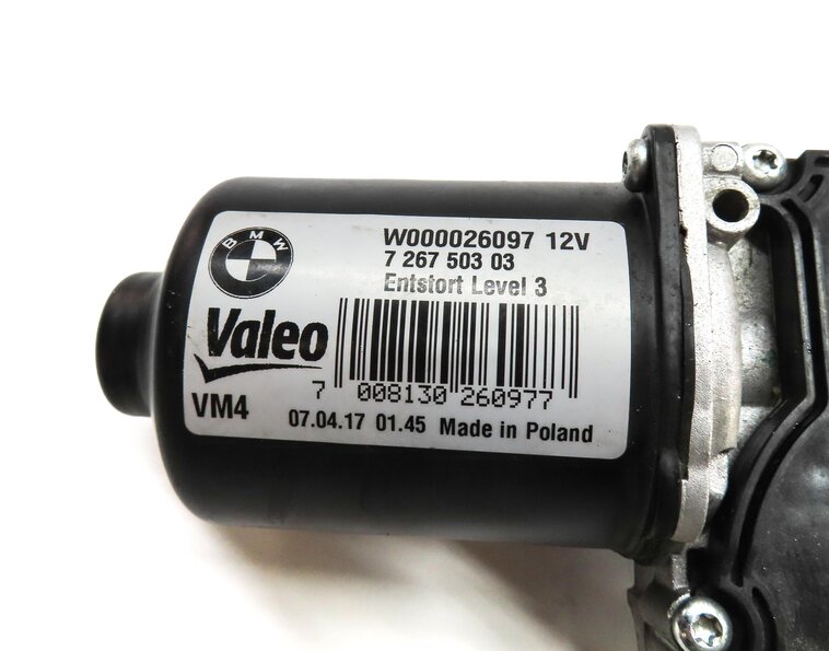 Thumbnail 6: 2012-2019 BMW 3 / 4 SERIES (F30 F31 F32 F33 F34) FRONT WINDSHIELD WIPER MOTOR