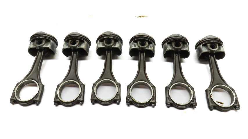 Thumbnail 4: 09-17 AUDI A6 A7 Q5 Q7 S4 S5 TOUAREG 3.0L SUPERCHARGED ENGINE PISTON & ROD SET 6