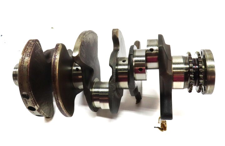Thumbnail 2: 2015 AUDI A7 (C7 4G8) 3.0L SUPER CTUA ENGINE CRANKSHAFT CRANK SHAFT 06E105101AD