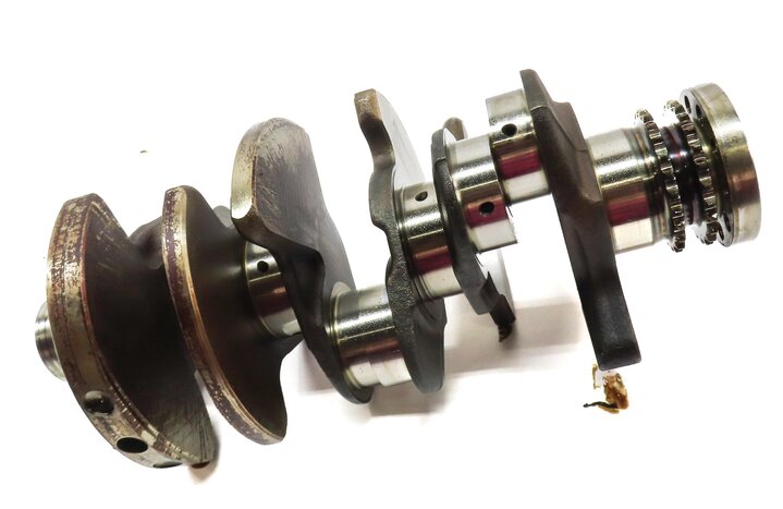 Thumbnail 3: 2015 AUDI A7 (C7 4G8) 3.0L SUPER CTUA ENGINE CRANKSHAFT CRANK SHAFT 06E105101AD