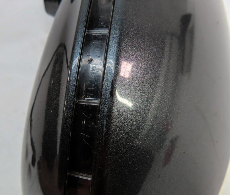 Thumbnail 7: 12-17 AUDI A7 (C7 4G8) LEFT DRIVER P-FOLD BLIND SPOT MEMORY DOOR MIRROR (GRAY)