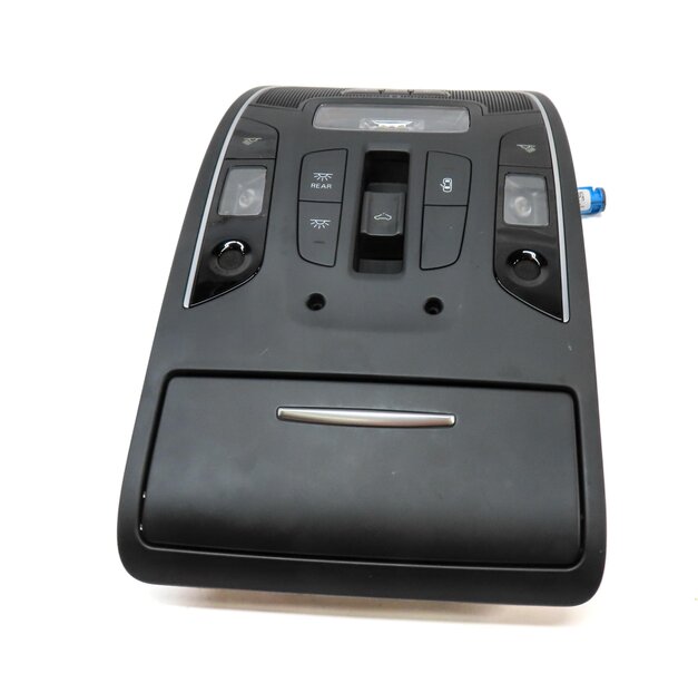 Thumbnail 2: 2015 AUDI A7 (C7 4G8) FRONT CENTER ROOF PRIMARY DOMELIGHT DOME LIGHT (BLACK)