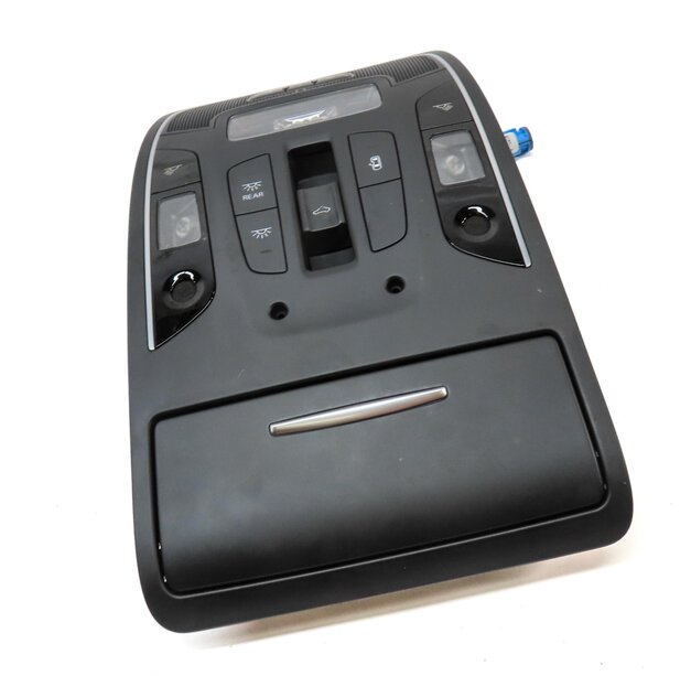 Thumbnail 3: 2015 AUDI A7 (C7 4G8) FRONT CENTER ROOF PRIMARY DOMELIGHT DOME LIGHT (BLACK)