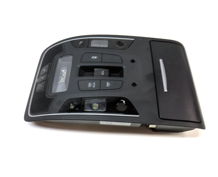 Thumbnail 4: 2015 AUDI A7 (C7 4G8) FRONT CENTER ROOF PRIMARY DOMELIGHT DOME LIGHT (BLACK)