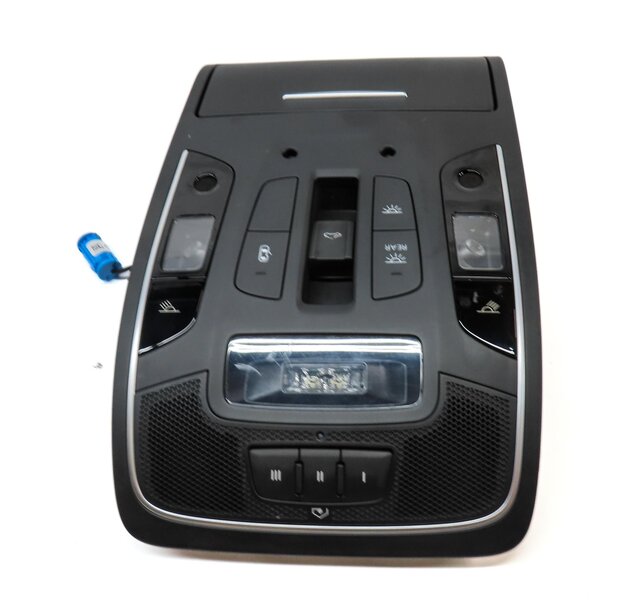 Thumbnail 5: 2015 AUDI A7 (C7 4G8) FRONT CENTER ROOF PRIMARY DOMELIGHT DOME LIGHT (BLACK)