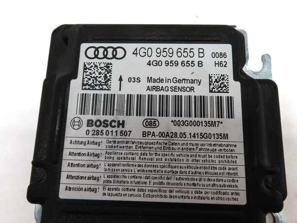 Thumbnail 4: 2015 AUDI A7 (C7 4G8) SRS BAG CONTROL MODULE 4G0959655B