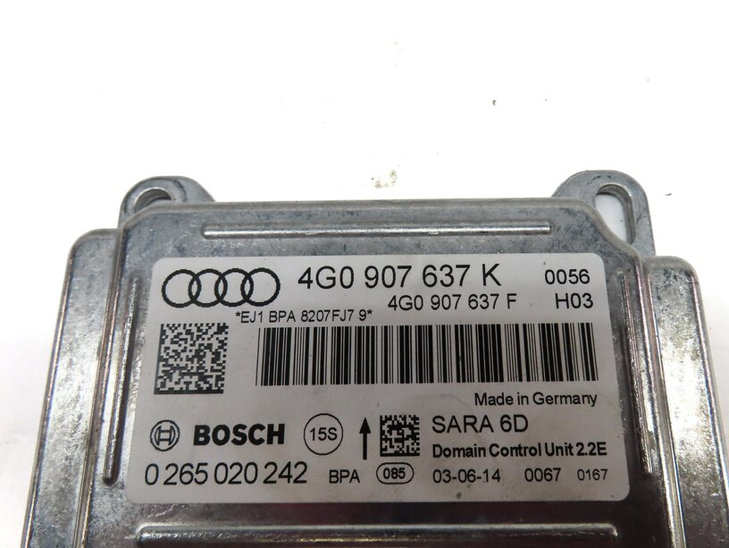 Thumbnail 4: 2015 AUDI A7 (C7 4G8) SRS BAG CONTROL MODULE 4G0907637K