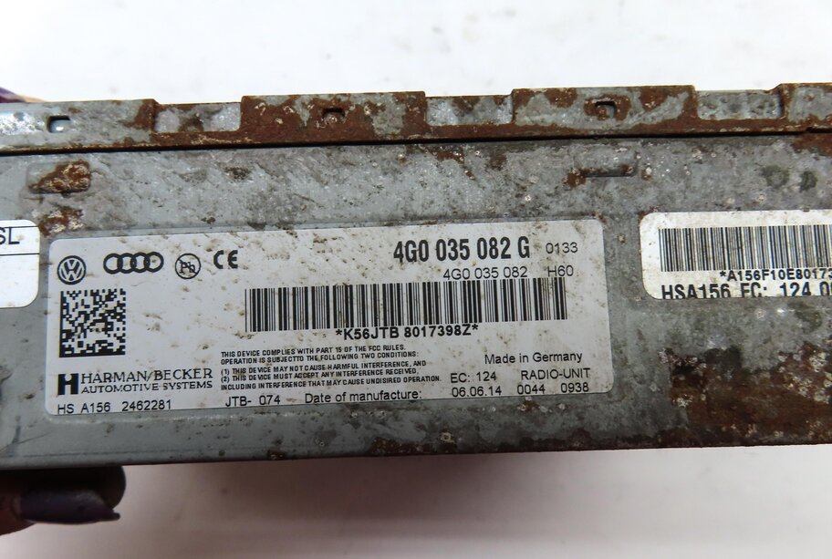 Thumbnail 5: 2015 AUDI A7 (C7 4G8) RADIO RECEIVER TUNER MODULE (HARMAN BECKER) 4G0035082G