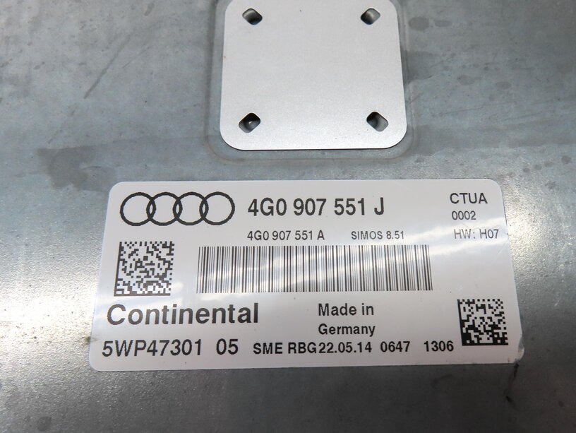Thumbnail 4: 2013-2015 AUDI A6 A7 (C7 4G8) 3.0L SUPERCHARGED ENGINE CONTROL MODULE ECM