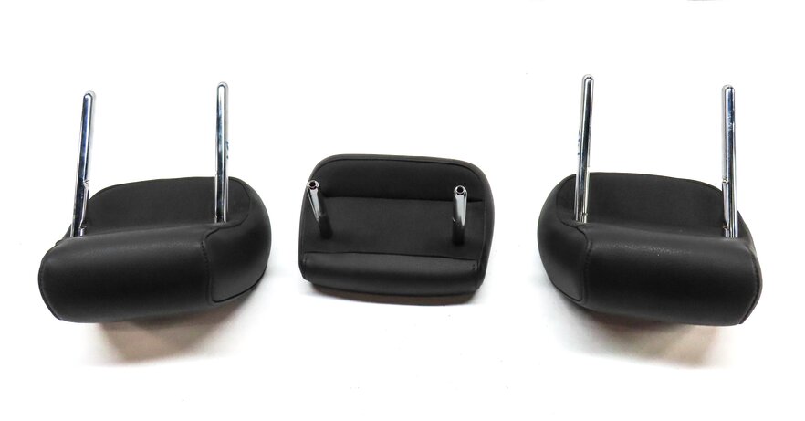 Thumbnail 5: 12-18 AUDI A6 A7 S6 S7 RS7 C7 4G8 REAR LEFT RIGHT CENTER SEAT HEADREST SET BLACK