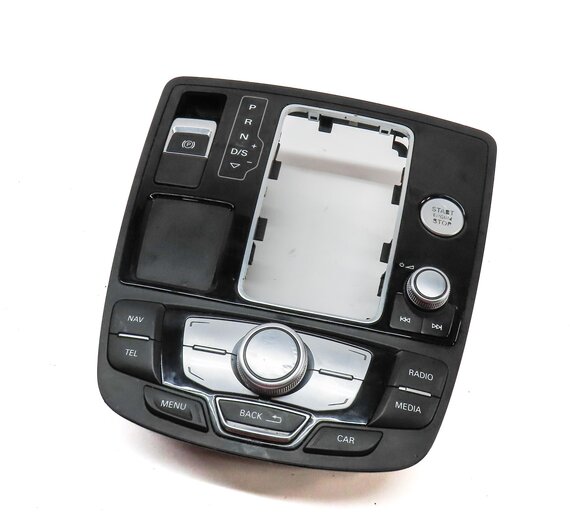 2015 AUDI A7 C7 4G8 CONSOLE MMI MULTIMEDIA CONTROL KNOB SWITCH BUTTON TRIM PANEL