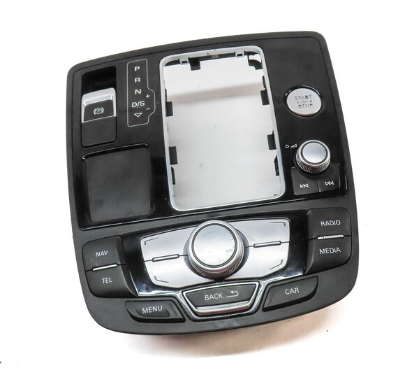 Thumbnail 3: 2015 AUDI A7 C7 4G8 CONSOLE MMI MULTIMEDIA CONTROL KNOB SWITCH BUTTON TRIM PANEL