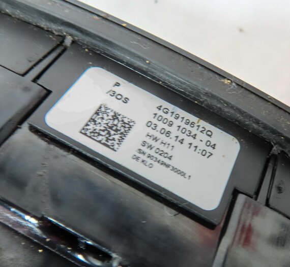Thumbnail 6: 2015 AUDI A7 C7 4G8 CONSOLE MMI MULTIMEDIA CONTROL KNOB SWITCH BUTTON TRIM PANEL