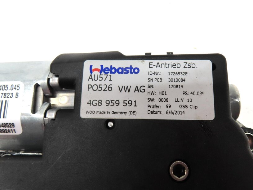 Thumbnail 5: 2012-2018 AUDI A6 A7 S6 S7 (C7 4G8) SUNROOF SUN ROOF WINDOW MOTOR