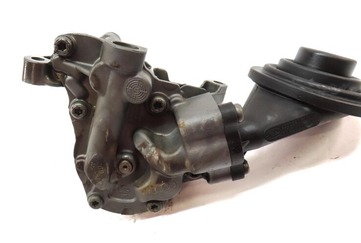 Thumbnail 10: 2015 AUDI A7 (C7 4G8) 3.0L SUPER CTUA ENGINE OIL PUMP w/ PICKUP TUBE 06E115105