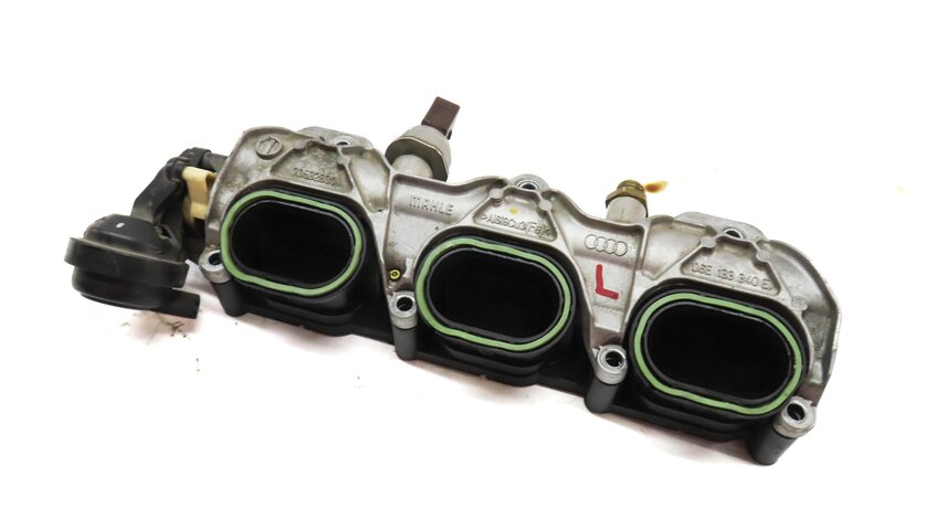 12-17 AUDI A6 A7 Q5 S5 SQ5 (C7 4G8 B8 8T 8R) LEFT INTAKE MANIFOLD DIFFUSER RAIL