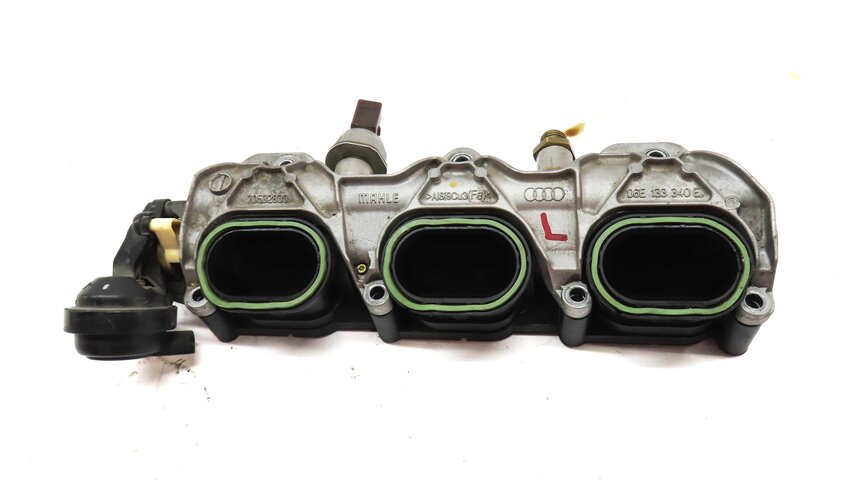 Thumbnail 2: 12-17 AUDI A6 A7 Q5 S5 SQ5 (C7 4G8 B8 8T 8R) LEFT INTAKE MANIFOLD DIFFUSER RAIL