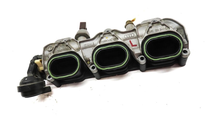 Thumbnail 3: 12-17 AUDI A6 A7 Q5 S5 SQ5 (C7 4G8 B8 8T 8R) LEFT INTAKE MANIFOLD DIFFUSER RAIL