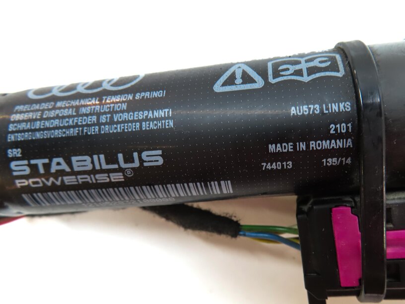 Thumbnail 7: 12-18 AUDI A7 S7 RS7 (C7 4G8) LEFT & RIGHT REAR TRUNK ELECTRIC SHOCK STRUT SET