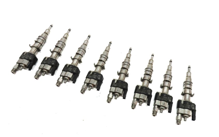 08-16 BMW 3 5 7 X5 X6 Z4 3.0L N54 4.4L N63 FUEL INJECTOR SET/8 (ALL INDEX 12)