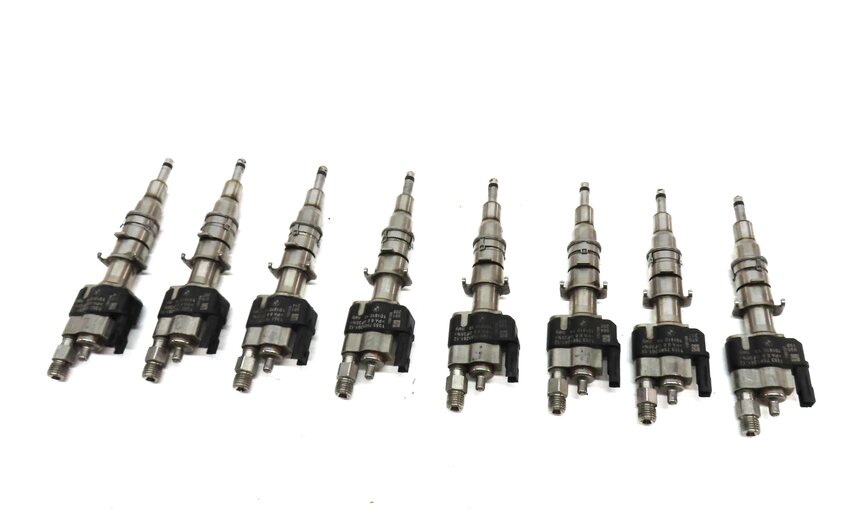 Thumbnail 2: 08-16 BMW 3 5 7 X5 X6 Z4 3.0L N54 4.4L N63 FUEL INJECTOR SET/8 (ALL INDEX 12)