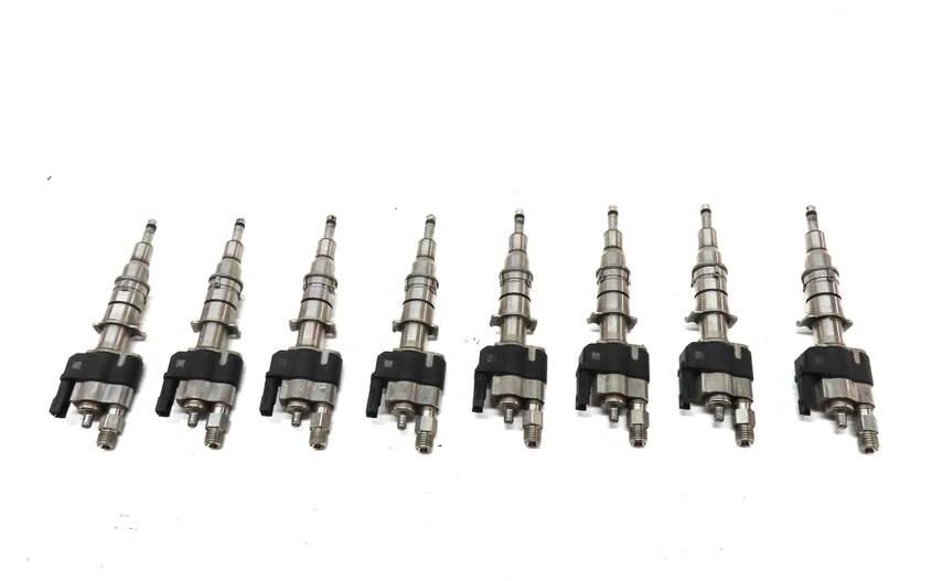 Thumbnail 5: 08-16 BMW 3 5 7 X5 X6 Z4 3.0L N54 4.4L N63 FUEL INJECTOR SET/8 (ALL INDEX 12)